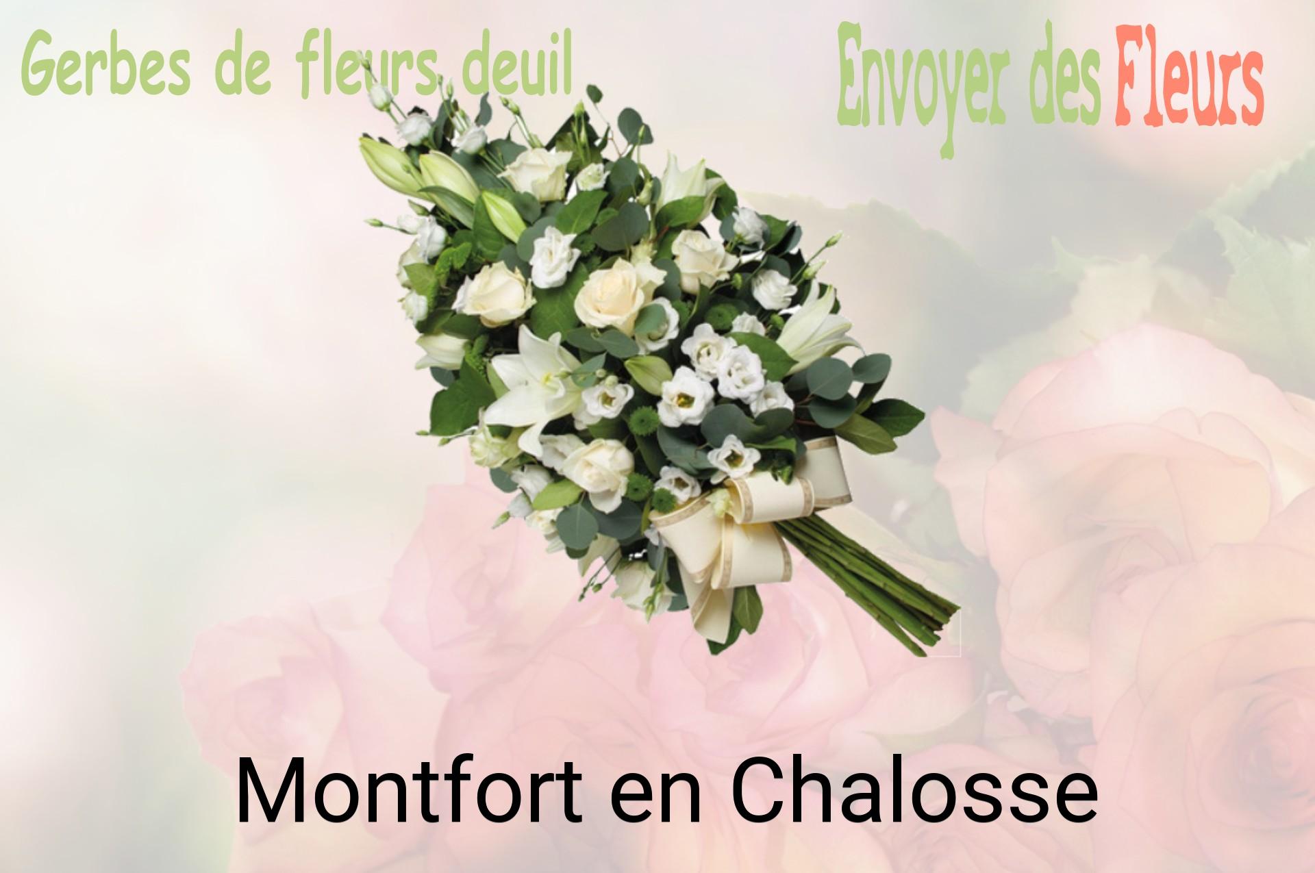 Gerbe de fleurs de deuil livrée à Montfort-en-Chalosse